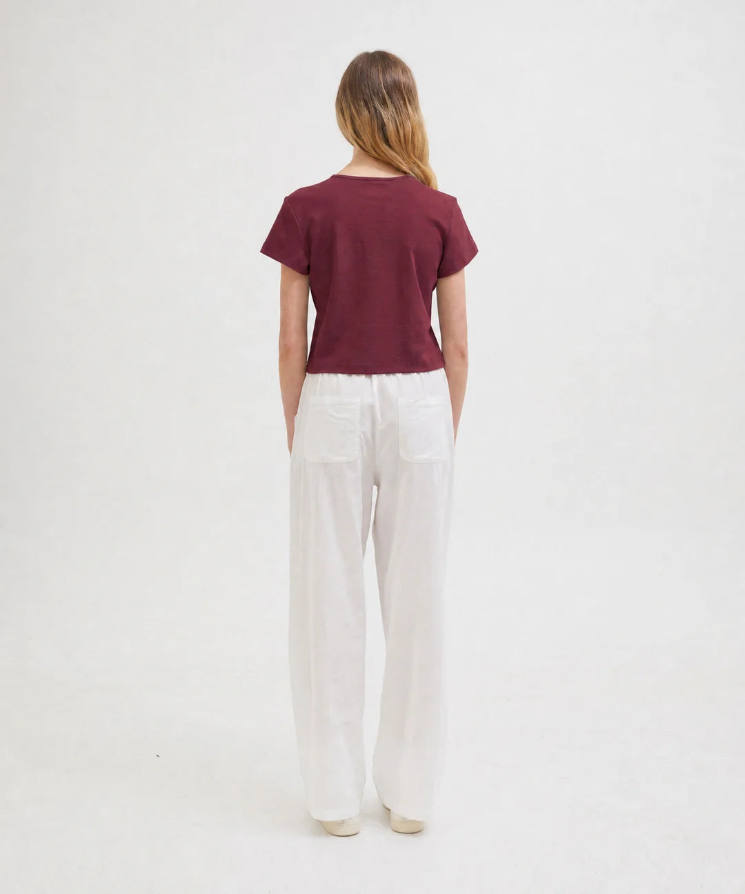 Mini Tee - Burgundy