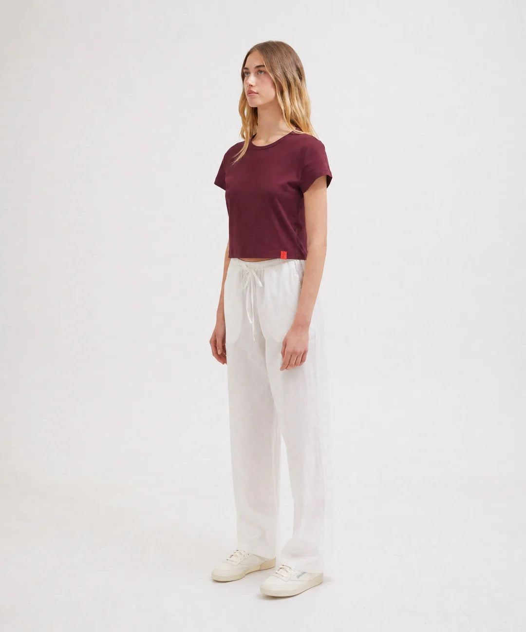 Mini Tee - Burgundy