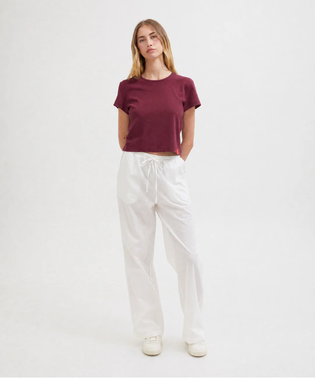 Mini Tee - Burgundy