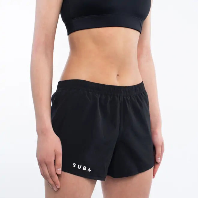 Running Shorts Classic Side Split Women’s Black