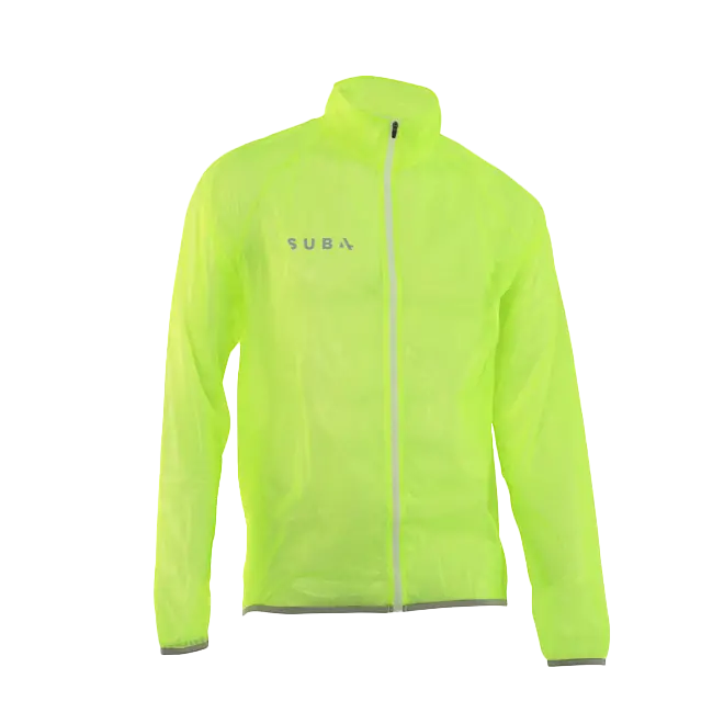 Cycling/Running Rain Jacket Action Fluoro
