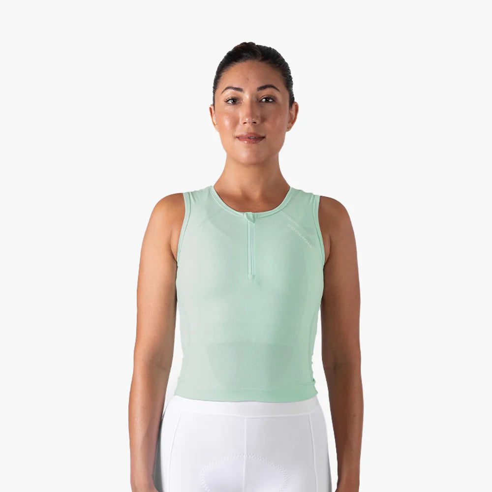 Women's Sleeveless Base Aero Vest - Mistleaf