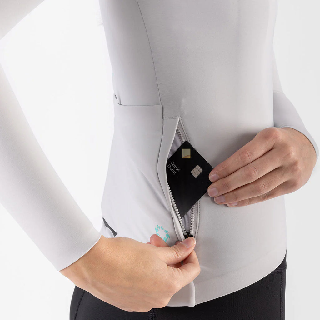 Women's All-Round Lightweight Long Sleeve Thermal Jersey - Cream