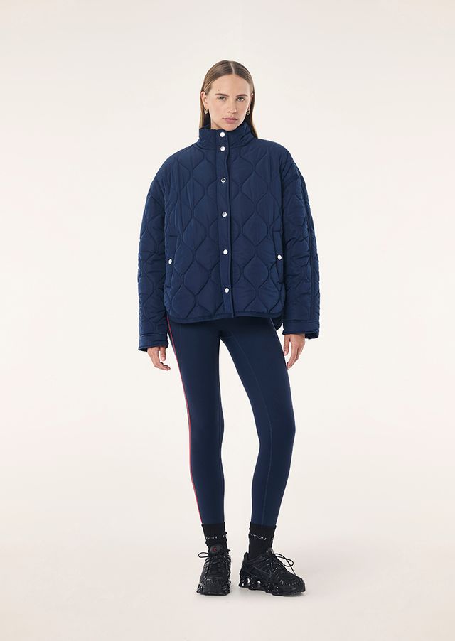 Surge Quilt Jacket In Dark Navy