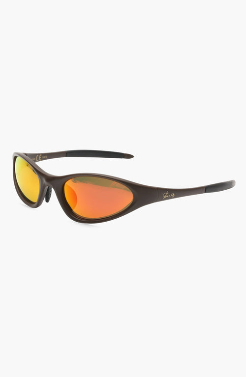 Lina | Brown & Amber Mirror