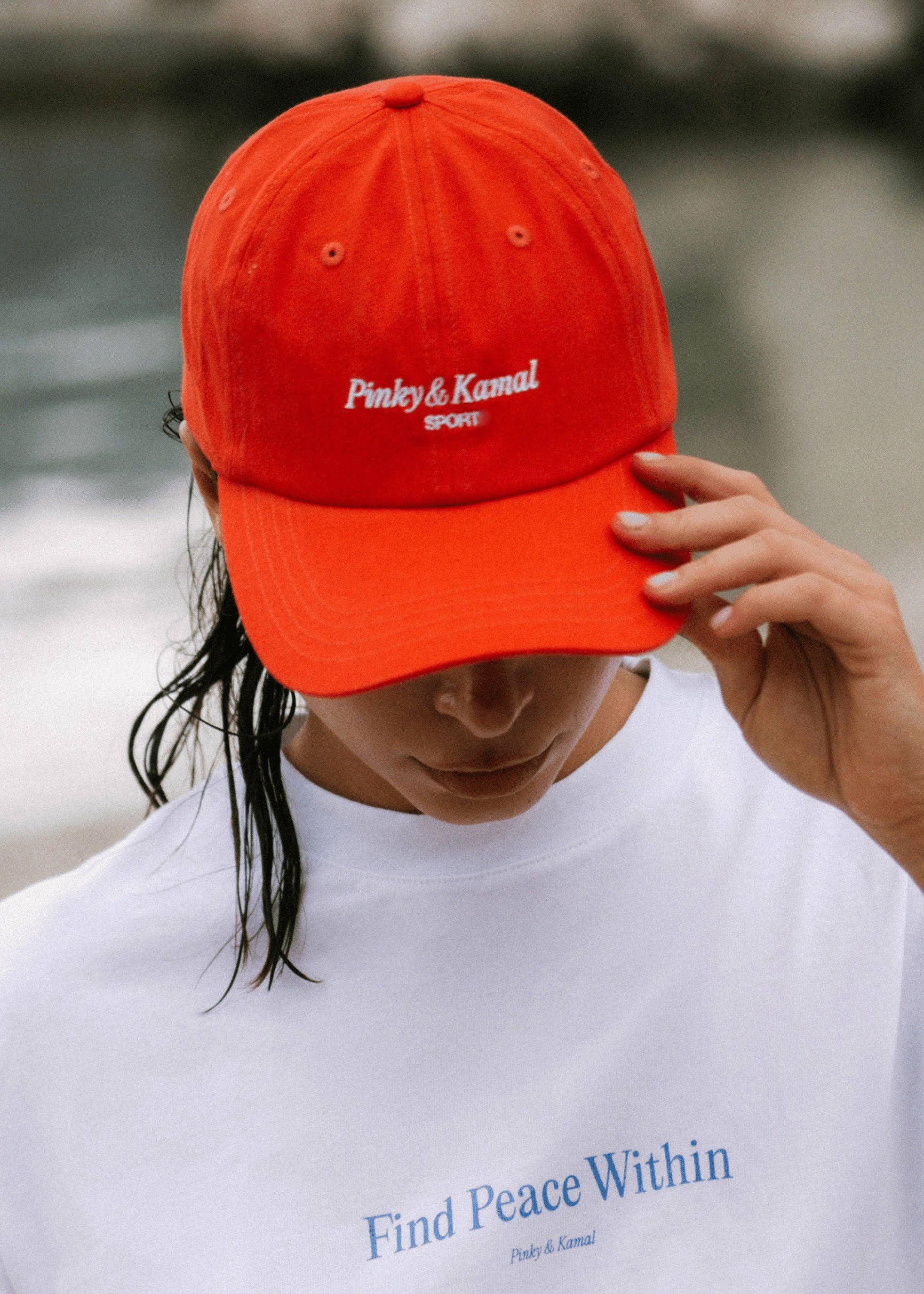 Pinky & Kamal Sport Logo Cap - Red