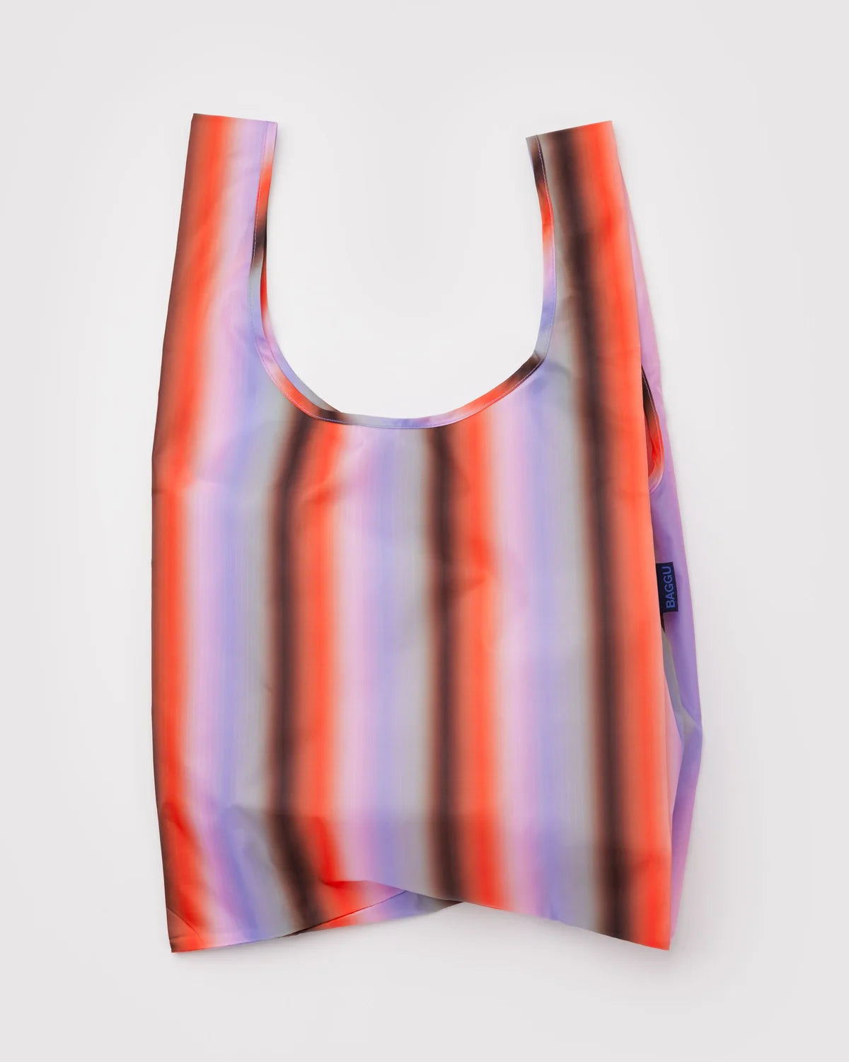 Standard Baggu Gradient Stripe Poppy and Lilac