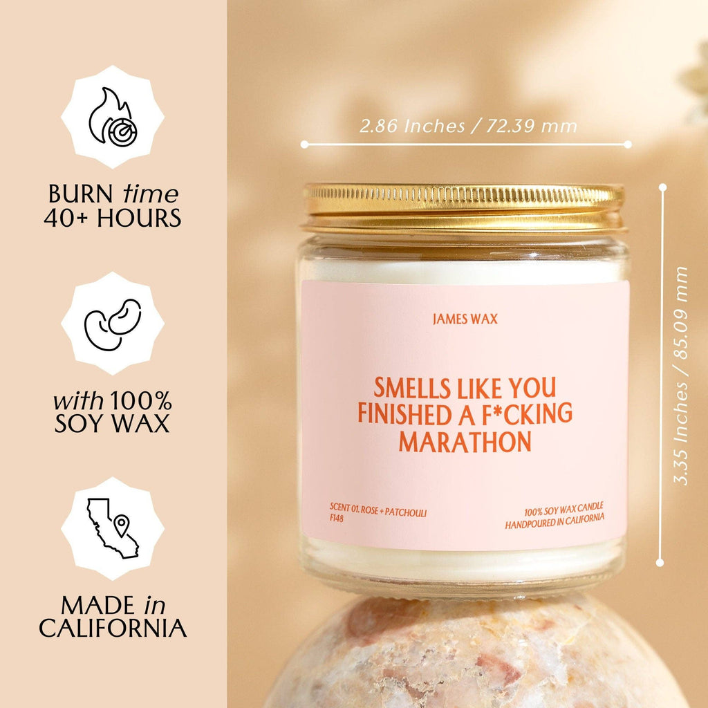 'Smells Like You Finished A F*cking Marathon' Candle