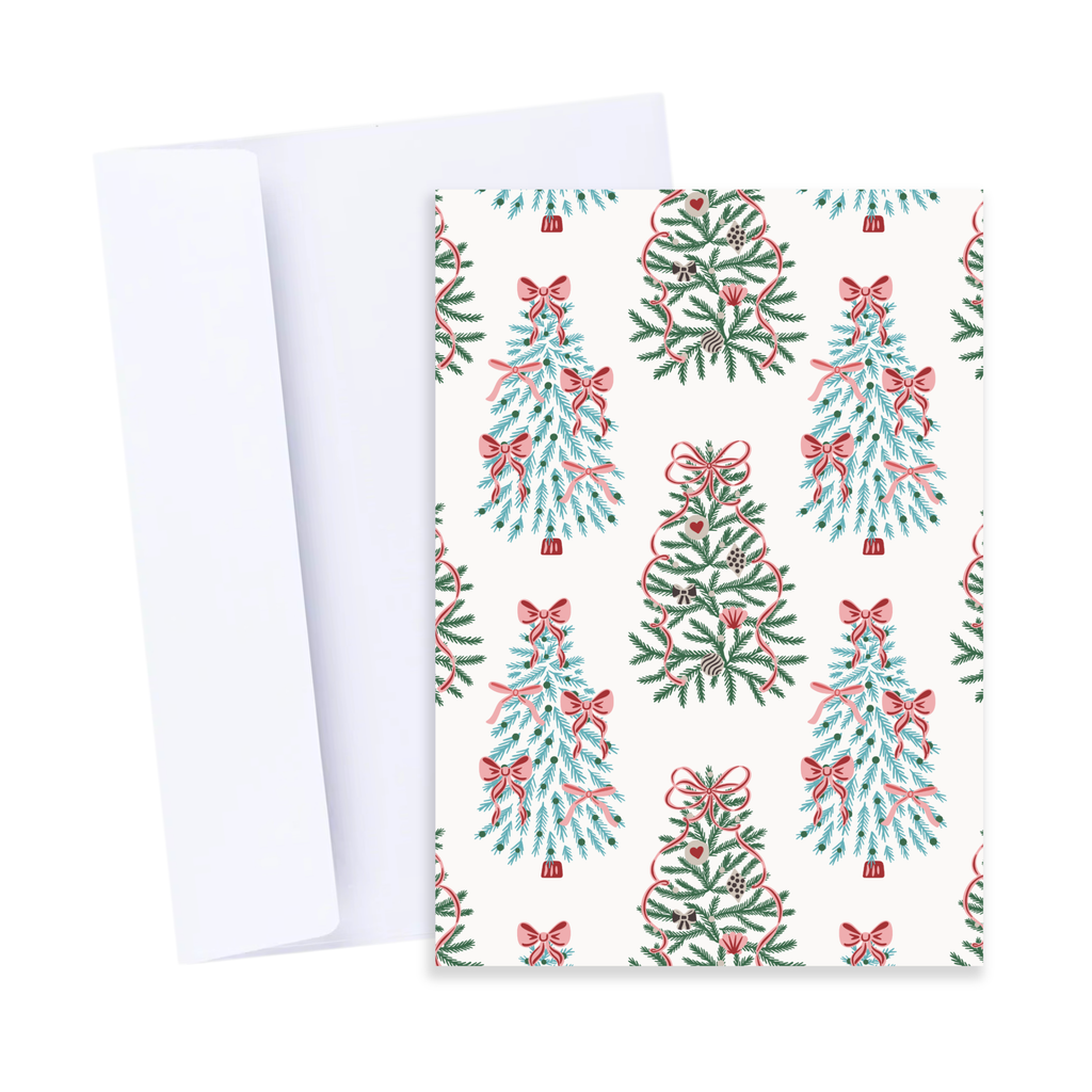 Vintage Christmas Tree Card