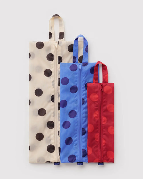 3D Zip Set Polka Dot Mix
