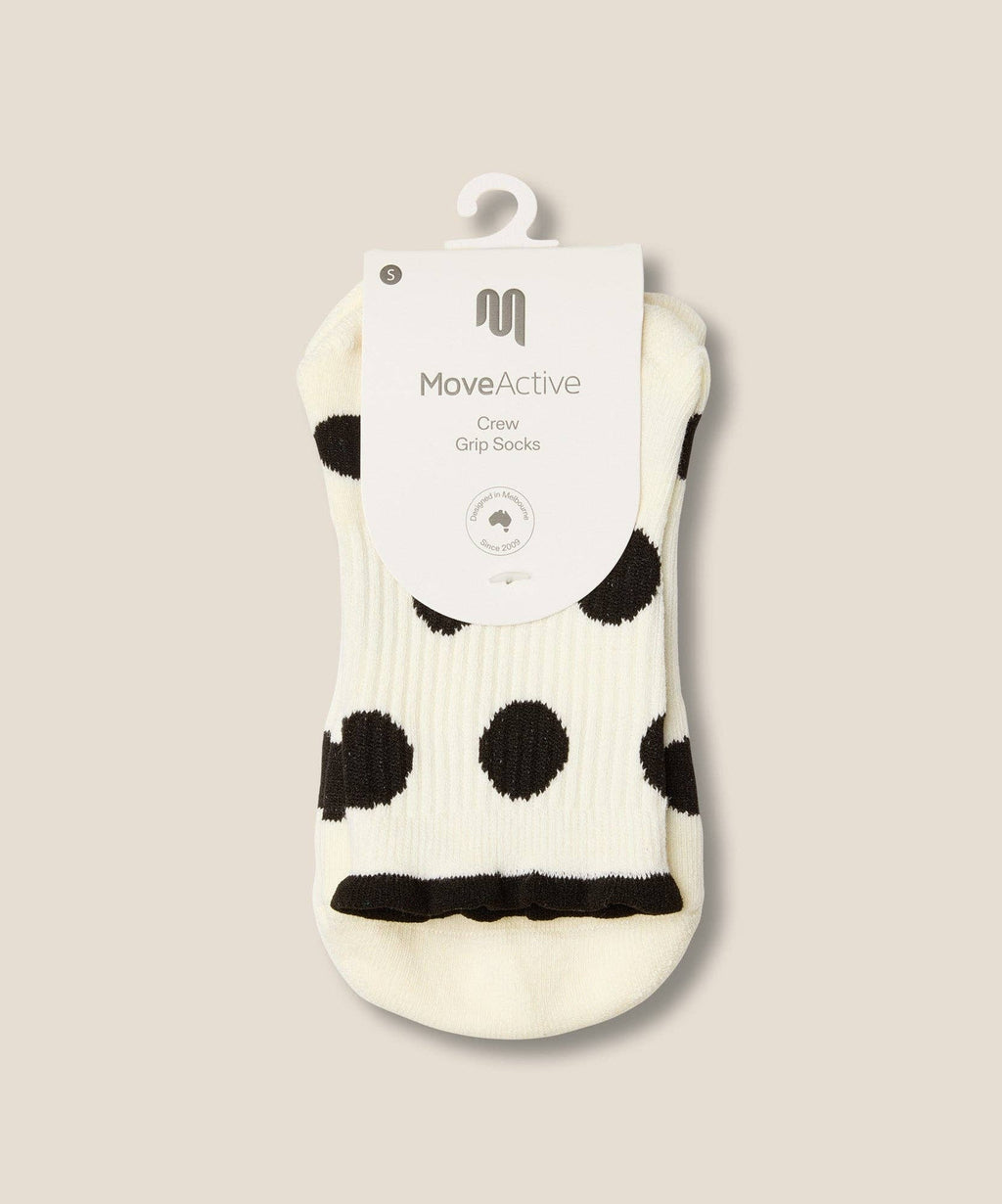Crew Grip Socks - Polka-Dot Monochrome