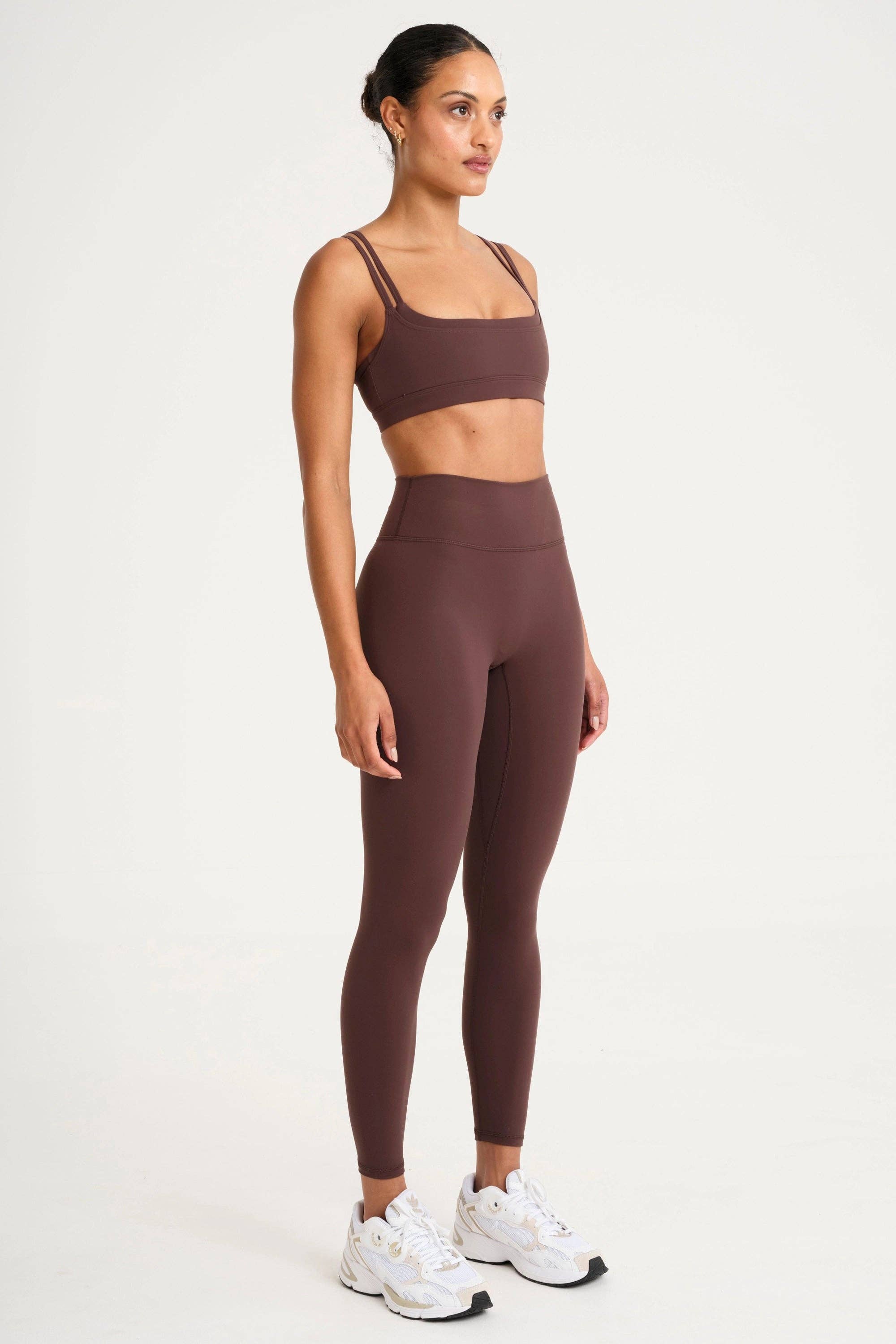 ALLFENIX CloudCore Double Layer Sports Bra: Espresso