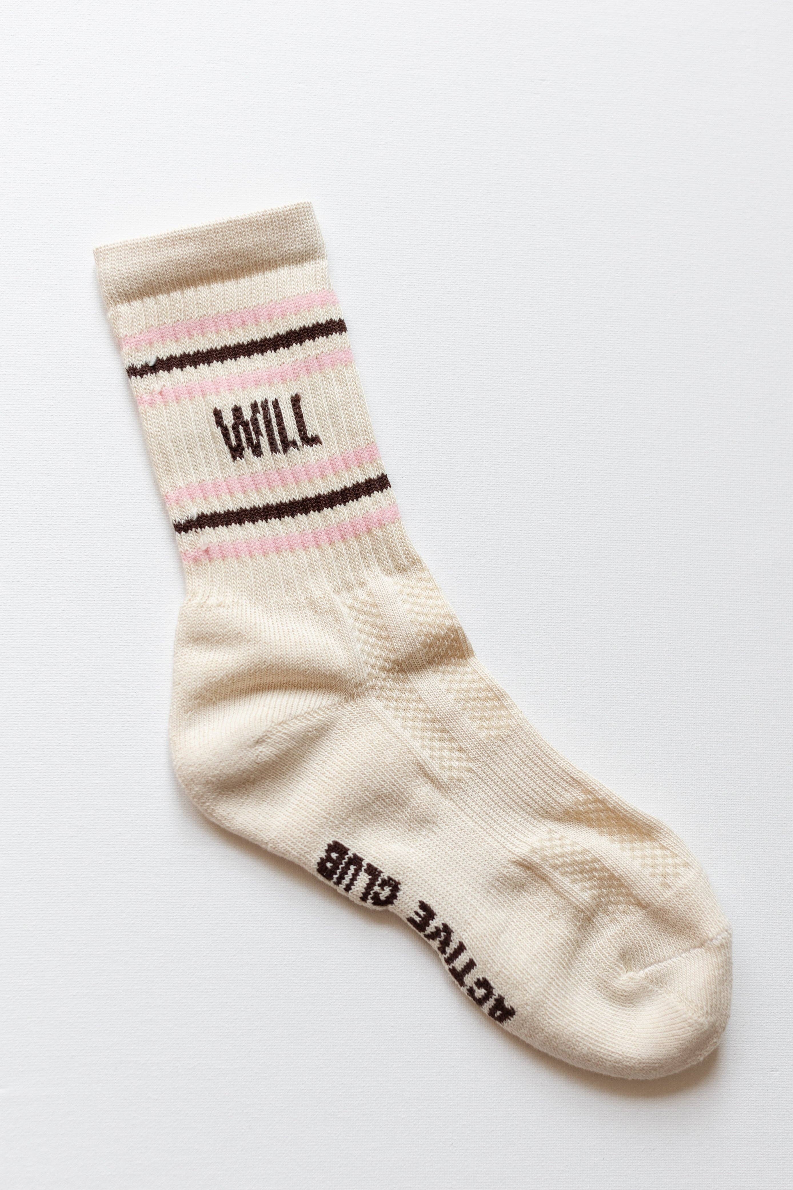"Will Run For a Cini Bun" sports socks