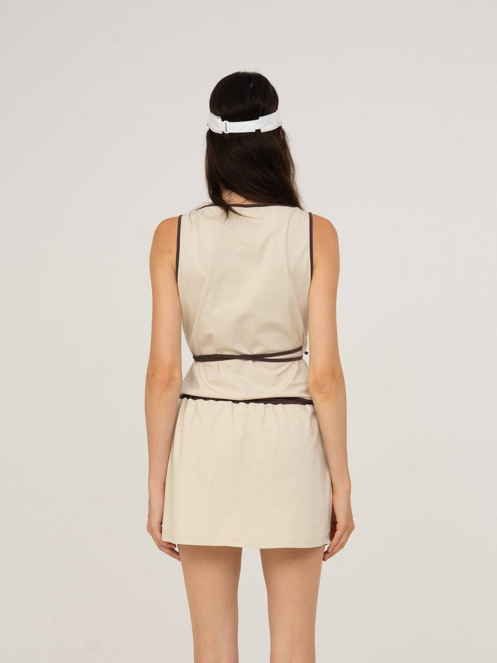 Serve White Sports Wrap top