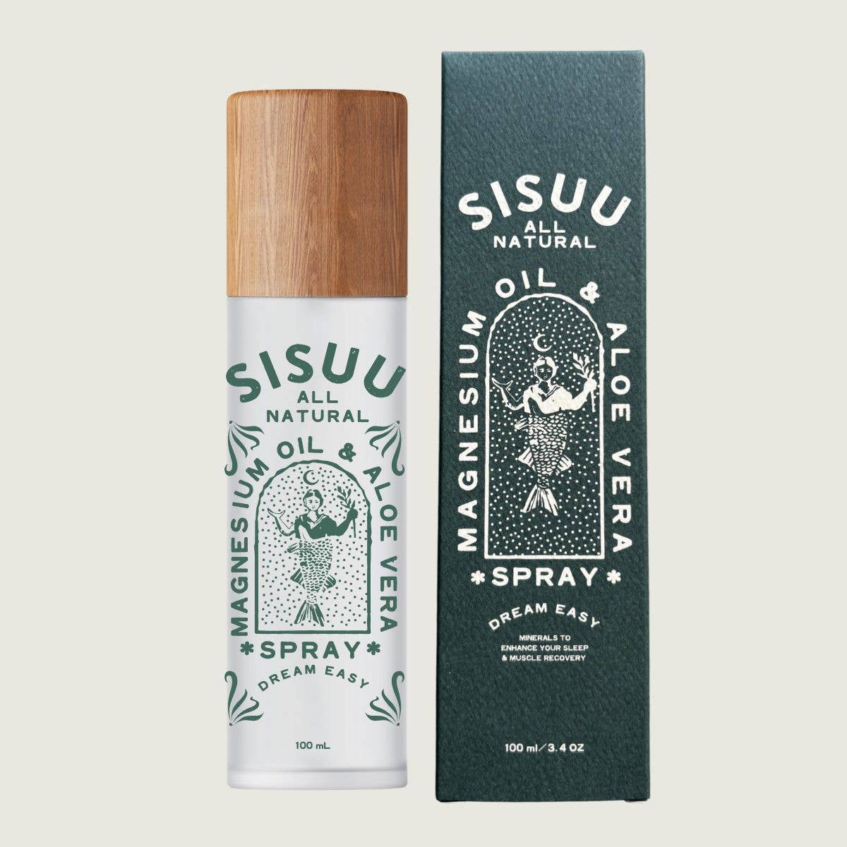 SISUU Magnesium Oil & Aloe Vera Spray - 100 ml