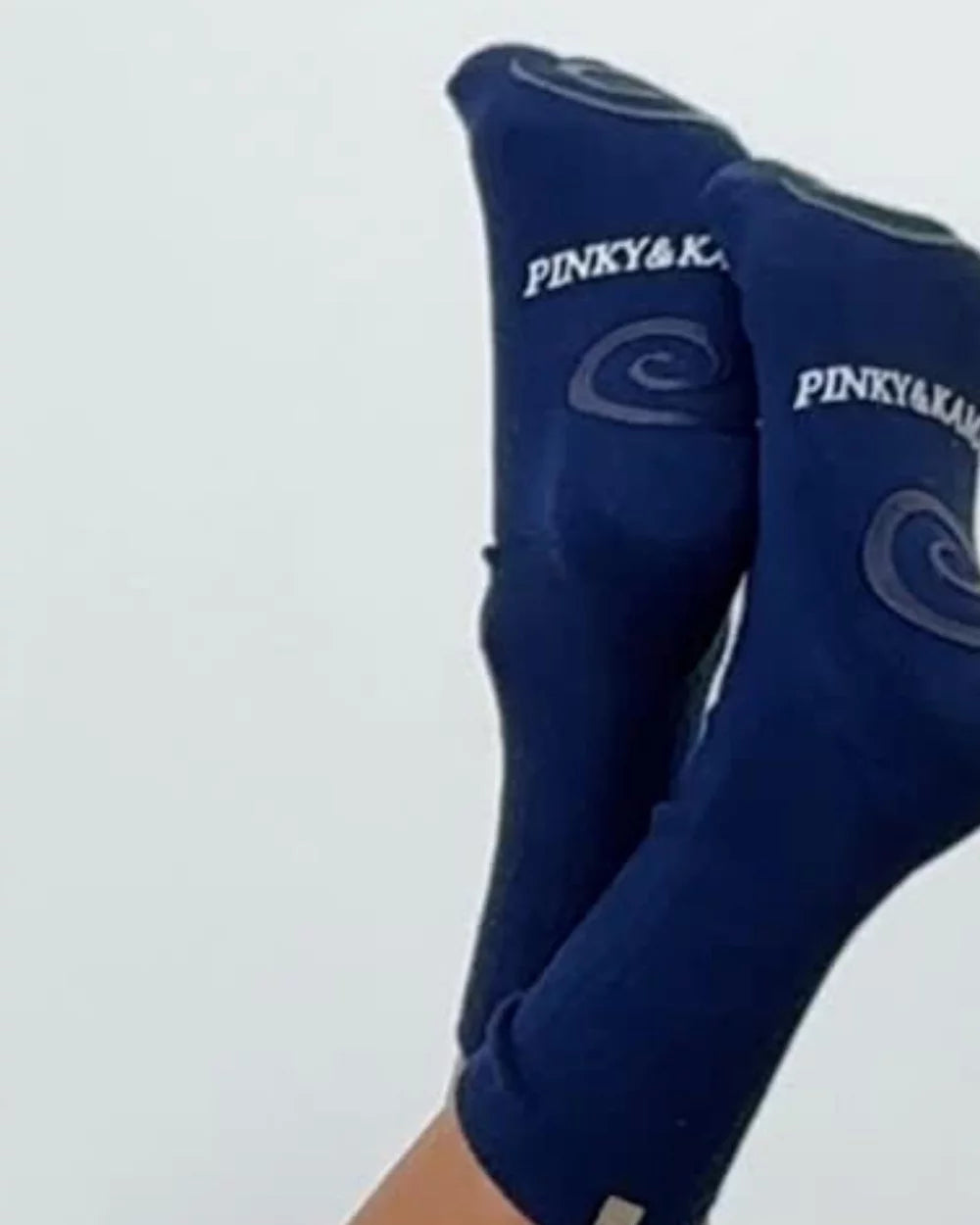 Pilates Spiral Grip Socks - Deep Ocean