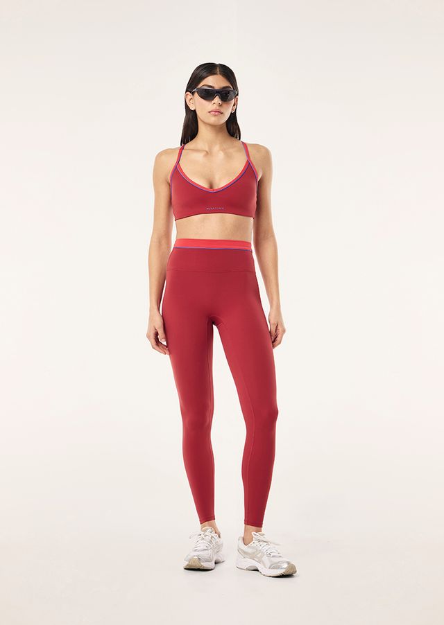 Spectrum Sports Bra in Cherry & Strawberry